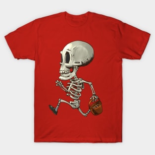 Halloween skeleton kid trick or treat T-Shirt